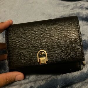 Furla Black Leather Wallet